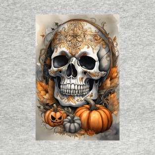 Scary Halloween Calaveras T-Shirt